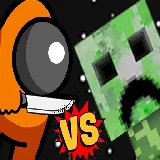 Among vs Creeper Fight