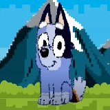 bluey dog pixal