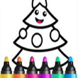 Drawing Christmas For Kids - Draw & Color