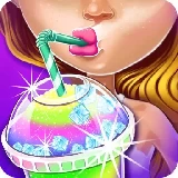 Ice Slushy Maker Rainbow Desserts Game