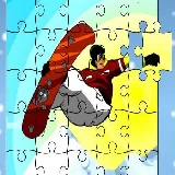 Snowboarder Freestyle Jigsaw